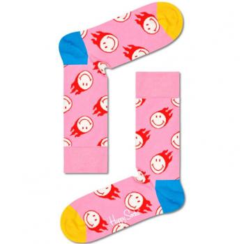 Chaussettes sourire enflammé