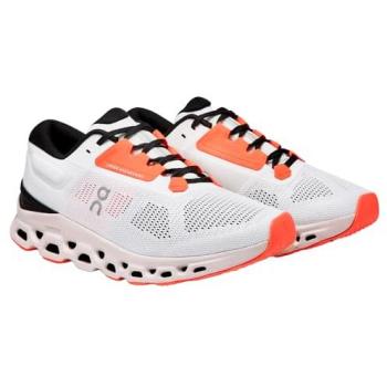 On Running Cloudstratus 3 Womens’ Run Shoes – White/Sand, Size 7B Medium