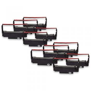 Nastro inchiostrato di nylon 10x per stampante a aghi Hyundai HD 7000 – modello ERC‑38B/R