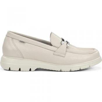 Gladis Taupe Mocasín de Piel – Modelo F2201