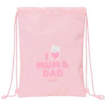 SAFTA Saco Plano Junior Facil Limpieza Safta Preescolar Love 26 x 34 x 1 cm