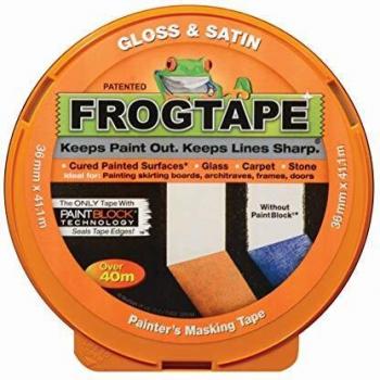 FrogTape Painters Masking Tape Gloss and Satin Paint 36mm x 41.1m