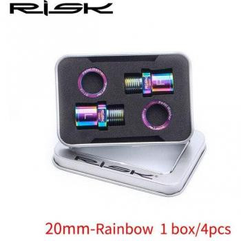 Bicycle Pedal Extension Adapter with Titanium Bolts