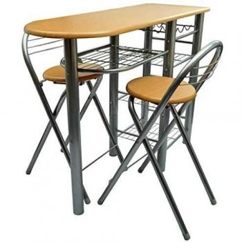 VidaXL Holz Frühstücksbar-Set