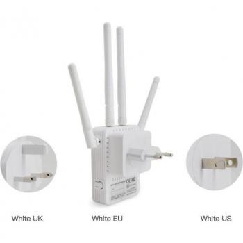 Dualband Wi-Fi Signal Booster 2.4/5GHz 300/1200Mbps WLAN Verstärker für Router WPS-fähig