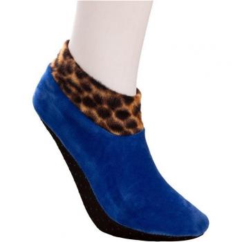 Leopard Pattern Non-Slip Yoga Socks for Winter