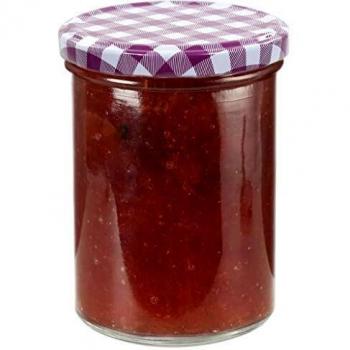 Envases de vidrio VDXL con tapa morada 48 piezas