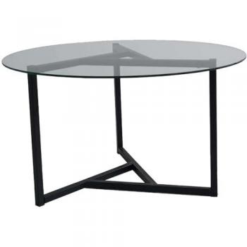 Table basse en métal ronde EMOB, 75 cm, style contemporain pour salon