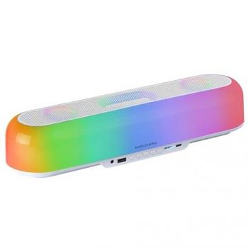 Mars Gaming MSB-ORB, Altavoz Portátil + Barra de Sonido 20W, Iluminación Orbilight RGB 360º