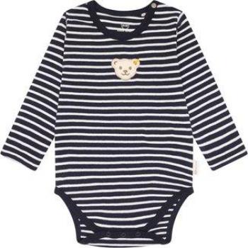 Body Steiff a maniche lunghe in cotone Navy