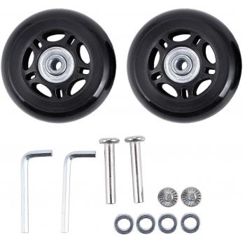 Kit de Réparation de Bagages avec Roues OD 68mm Noir