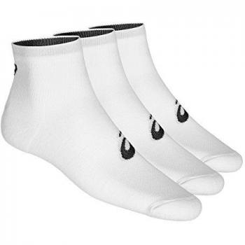 Asics Quarter Sports Socks 3 Pack White, Size 39-42