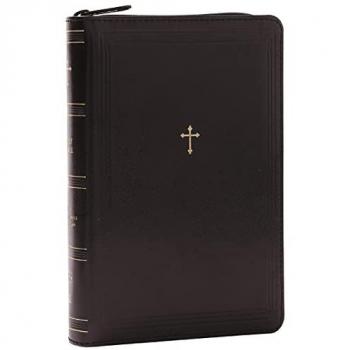 NKJV Compact Paragraph-Style Bible w/ 43,000 Cross References, Black Leathersoft with zipper, Red Letter, Comfort Print: Holy Bible, New King James Version : Holy Bible, New King James Version