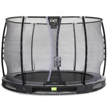 EXIT Luxus-Inground-Trampolin 305 cm – Schwarzes Sicherheitsnetz