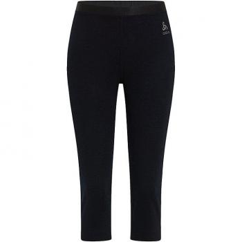 Odlo Damen 3/4 Merino Tights in Schwarz
