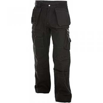 Dassy Pantalon Mixte Noir 66 cm Longueur de Jambe