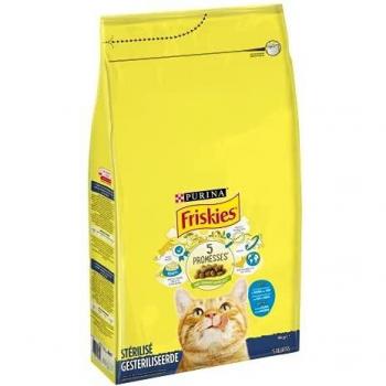 4kg Friskies Sterilized Cats, saumon, légumes