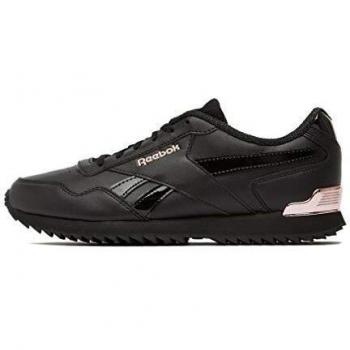 Reebok Women's Royal Glide Ripple Clp Black/Rose Gold Sneakers