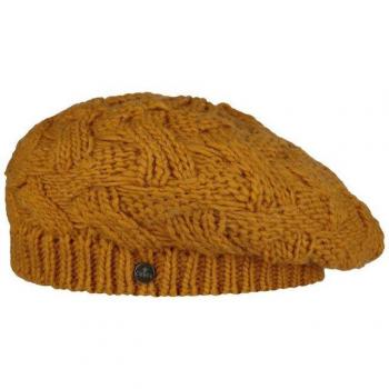 Lierys Women's Jesila Knit Beret in Mustard