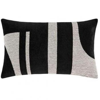 Nils Velvet Cushion Cover Noir 45x70 cm (Madura)