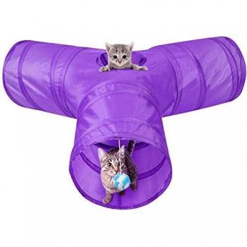 Tierischer Abenteuer-Tunnel für Katzen, Kaninchen & Hunde