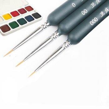 Kit de pinceaux aquarelle peints à la main