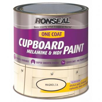 Ronseal One Coat Melamine Paint 750ml Magnolia