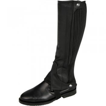 Chaps cuir noir Horka