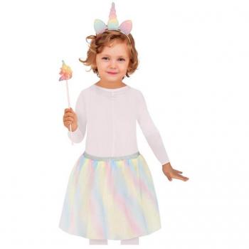 Accesorios de Unicornio Infantil: Diadema, Varita y Tutú