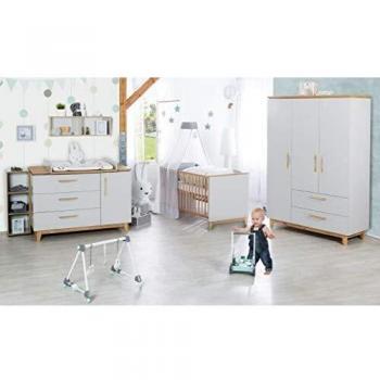 Roba® Babyzimmer-Komplettset »Caro«, (Set, 3 St., Kinderbett, Schrank, Wickelkommode), breit; mit Kinderbett, Schrank und Wickelkommode