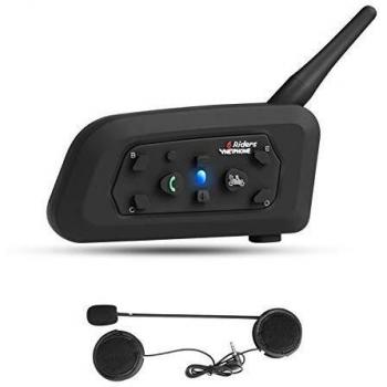 Interfono Moto Bluetooth 1200 m per Motociclisti – DSP e Impermeabile