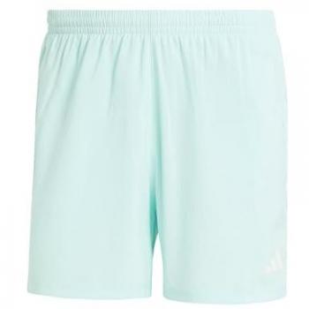 Pantalón corto adidas Own The Run 7 pulgadas verde turquesa claro para hombre