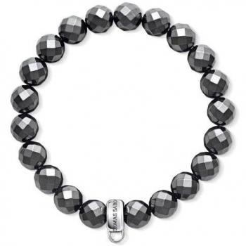 Thomas Sabo Bracciale Ematite Ricostruita