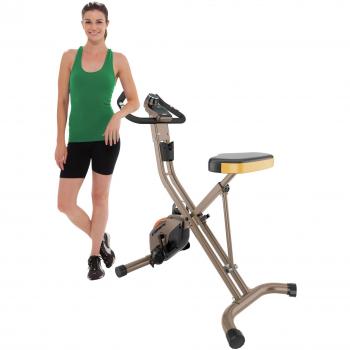 Exerpeutic Gold Series 500 XLS Foldable Upright Fitness Cycle