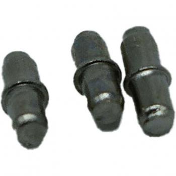 Système d'étagères rondes fer nickel – Pack 16 unités