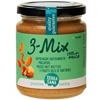 3-Mix Crema de Frutos Secos (sin cacahuete) Terrasana 250g