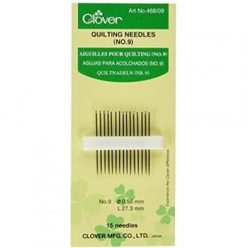 Clover Quilting Needles No. 9 for Machine Quilting