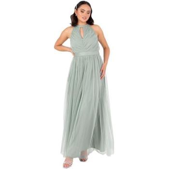 Anaya With Love Halter Maxi Dress (Green)