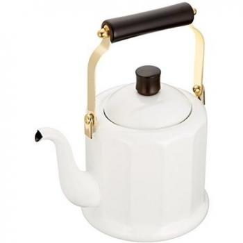 Nodahoro 2L Enamel Gas Kettle – Royal Classic Series, White