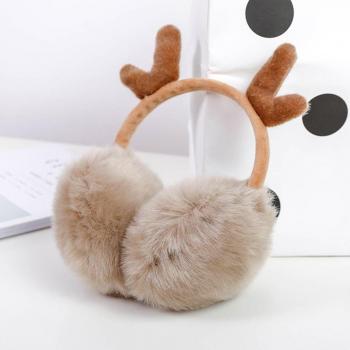 Women's Deer Antler Headband Earmuffs
