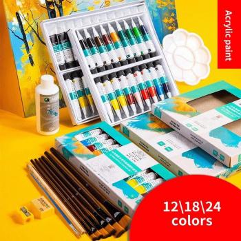 Winsor & Newton Acrylique Professionnel 12 Couleurs