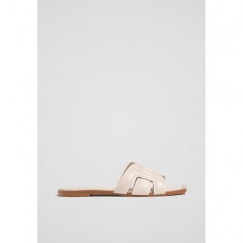 Stradivarius Elegante Flache Sandalen mit Riemen 37