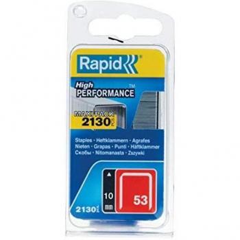 Rapid 53 Series 10mm Galvanised Staples (Pack of 2000)