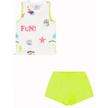 Champion Vestimenta Infantil 2 Piezas en Color Blanco