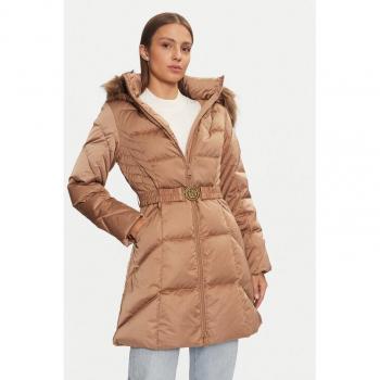 Guess Olga Beige Thermal Down Jacket, L