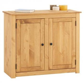 Buffet en Bois 2 Portes Cancun avec Étagères