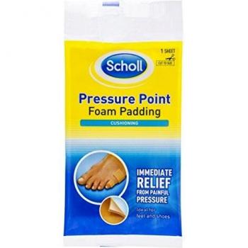 Scholl Pressure Point Foam Padding Cushioning 1 Sheet Cut-To-Size