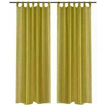 Cream Sheer Drapery Panels 140 x 175 cm