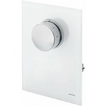 Oventrop Couvercle Unibox T RTL en verre blanc avec thermostat intégré