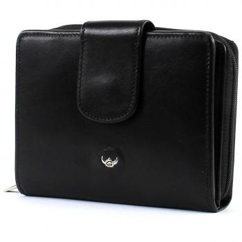 13 cm Golden Head Colorado RFID Wallet in Black